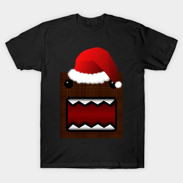 Domo-kun Santa Hat T-Shirt by SSXVegeta